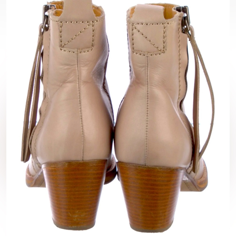 SOLD Acne Studios Pistol Leather Cowboy Ankle Boots size 37 - Picture 4 of 5